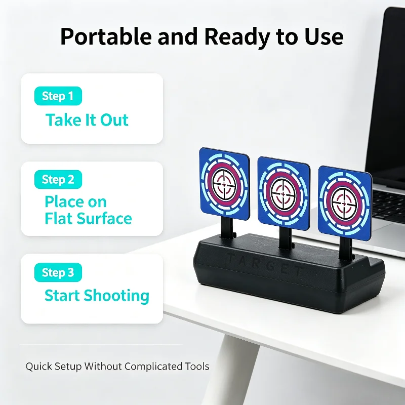 Practice Target Board - Dikey Otomatik Geri Tepmeli Oyun Hedefi,